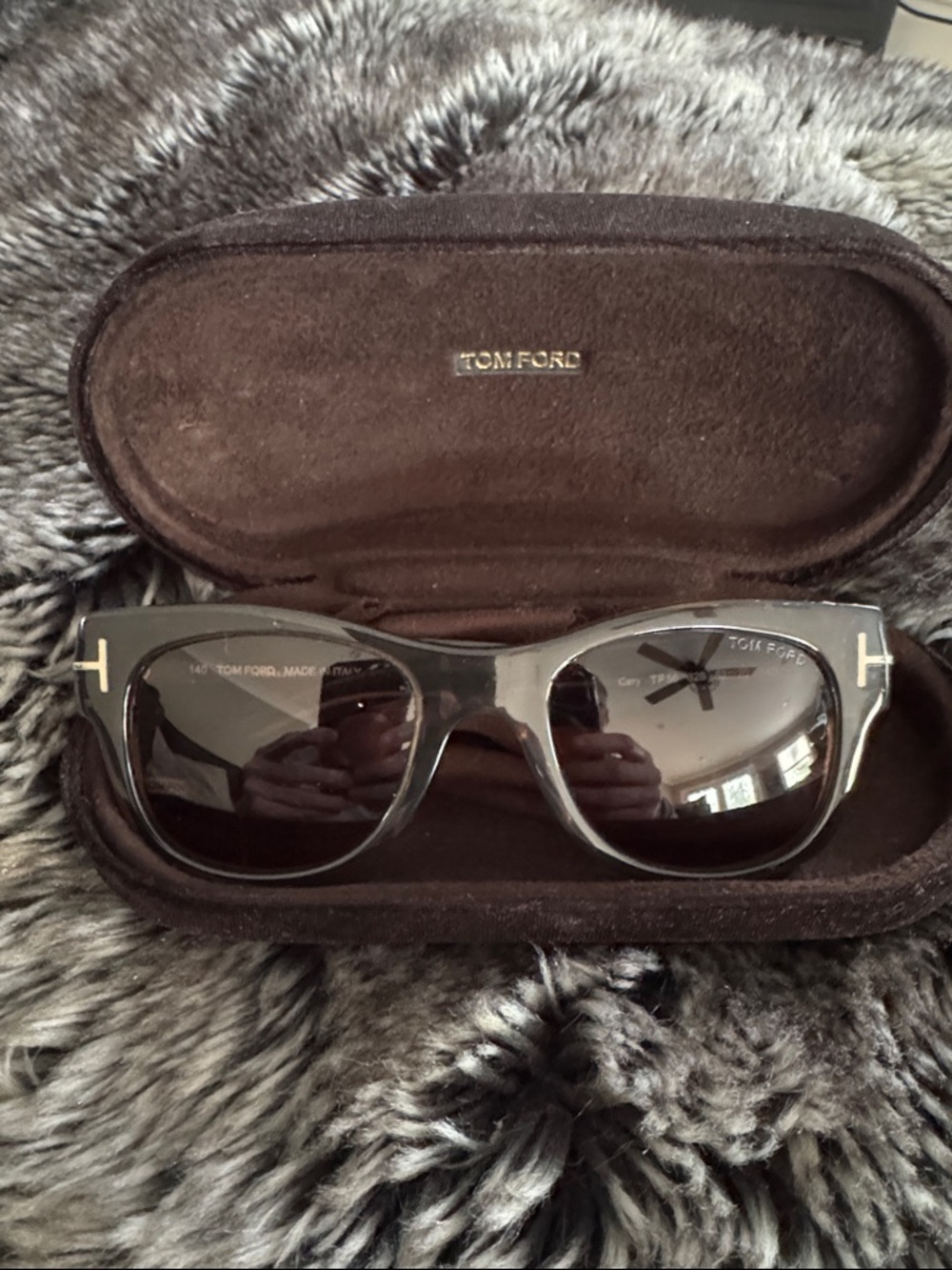 Tom Ford Cary TF 58 sunglasses Transparent Brown.